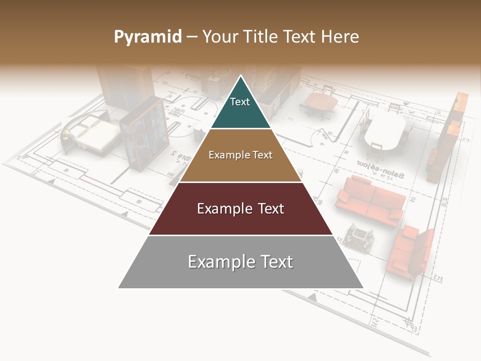 Plan Architect Furniture PowerPoint Template