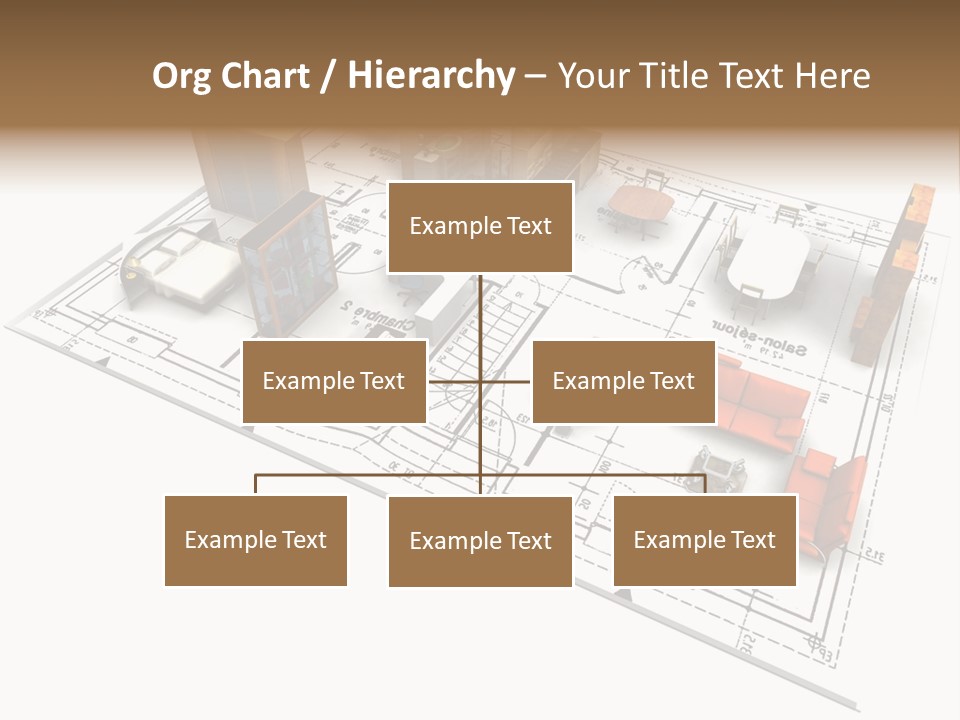 Plan Architect Furniture PowerPoint Template