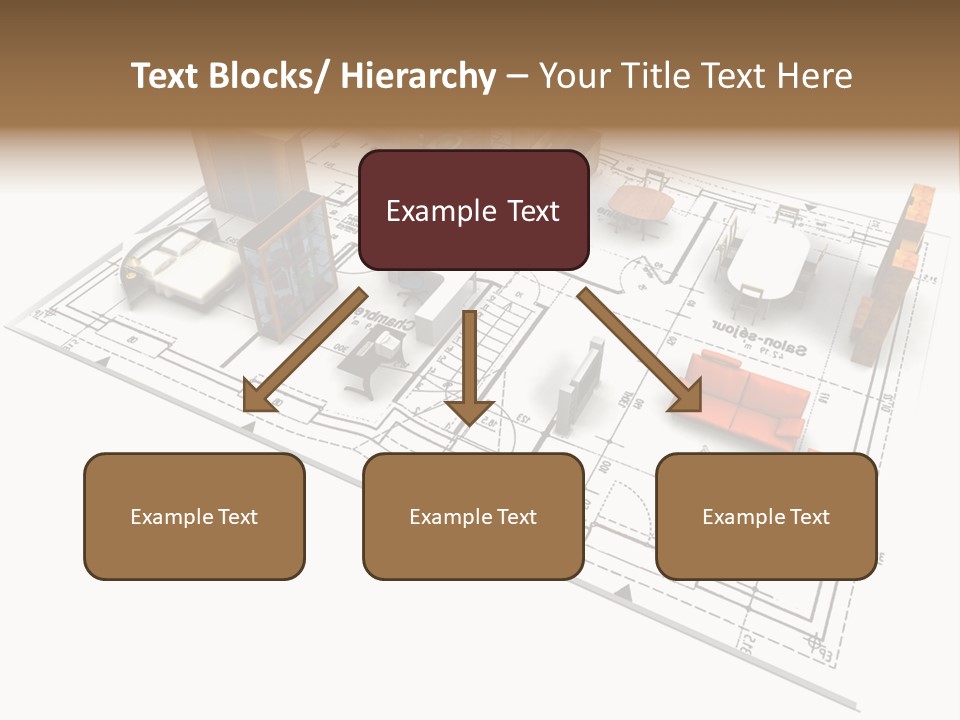 Plan Architect Furniture PowerPoint Template