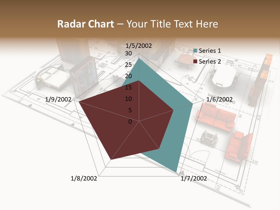 Plan Architect Furniture PowerPoint Template