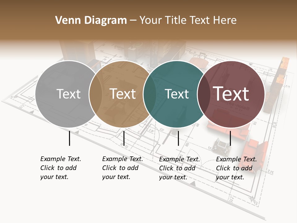 Plan Architect Furniture PowerPoint Template