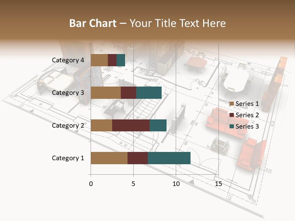 Plan Architect Furniture PowerPoint Template