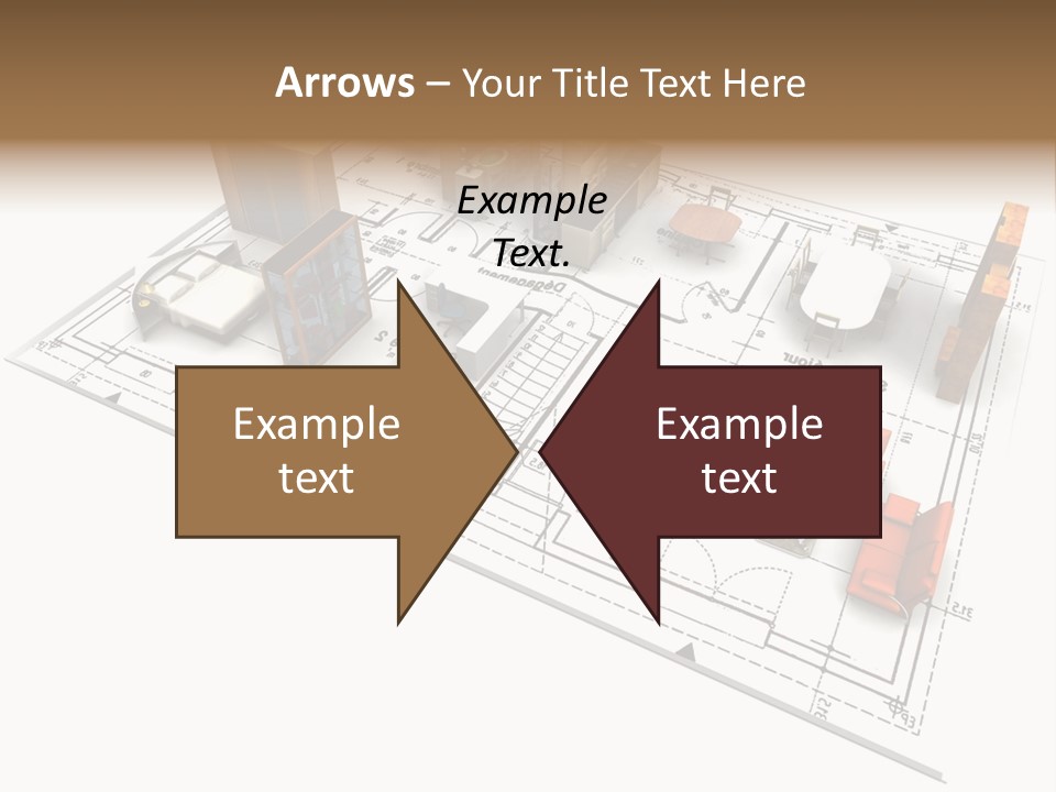 Plan Architect Furniture PowerPoint Template