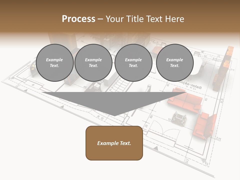 Plan Architect Furniture PowerPoint Template