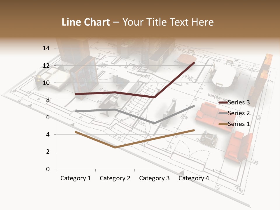 Plan Architect Furniture PowerPoint Template