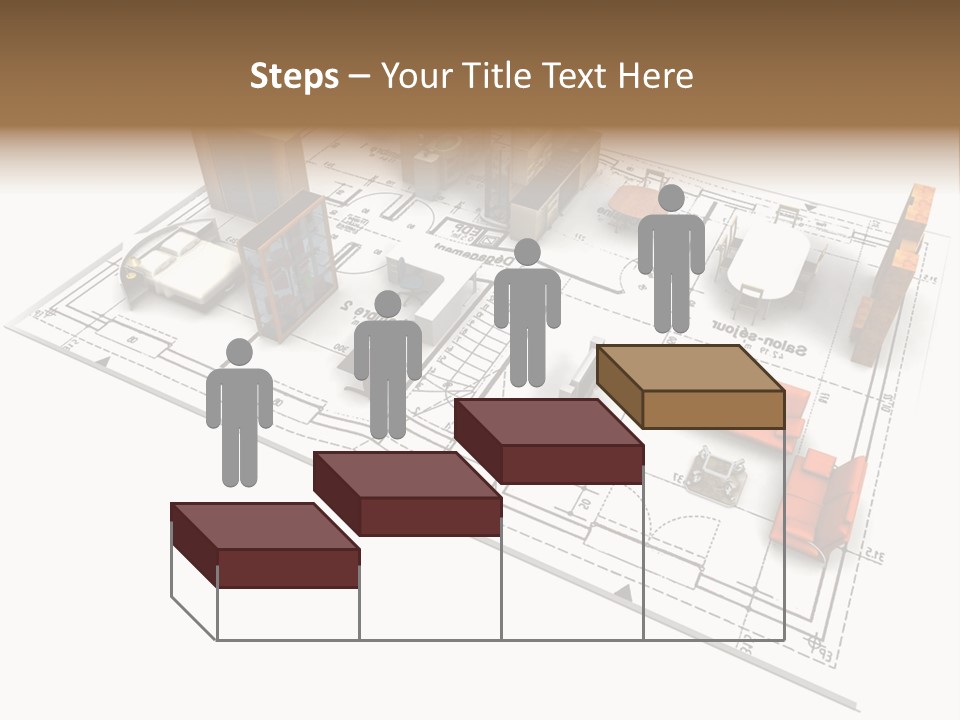 Plan Architect Furniture PowerPoint Template
