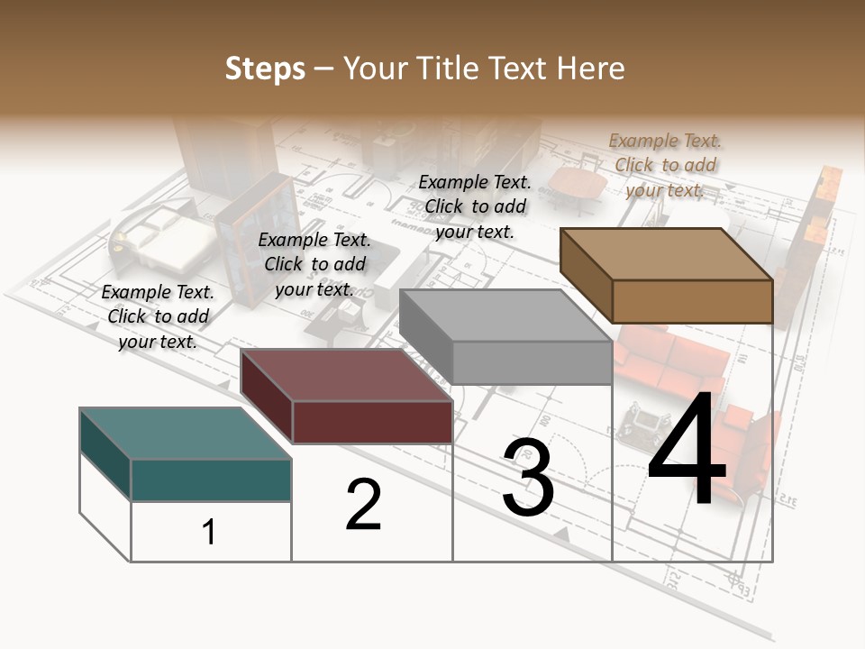 Plan Architect Furniture PowerPoint Template