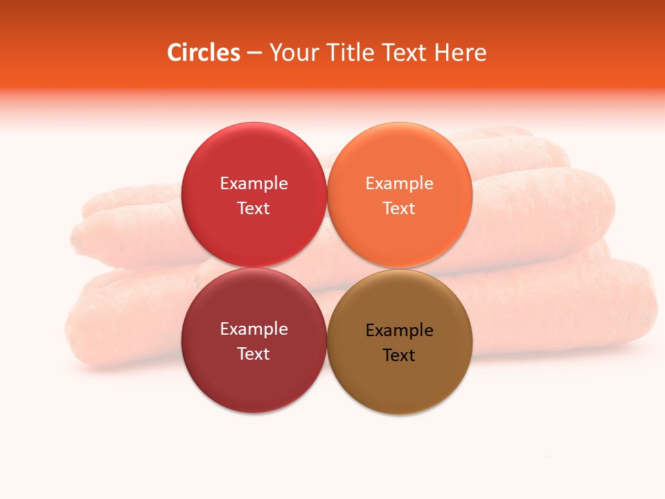 Orange Vegetable Healthy PowerPoint Template