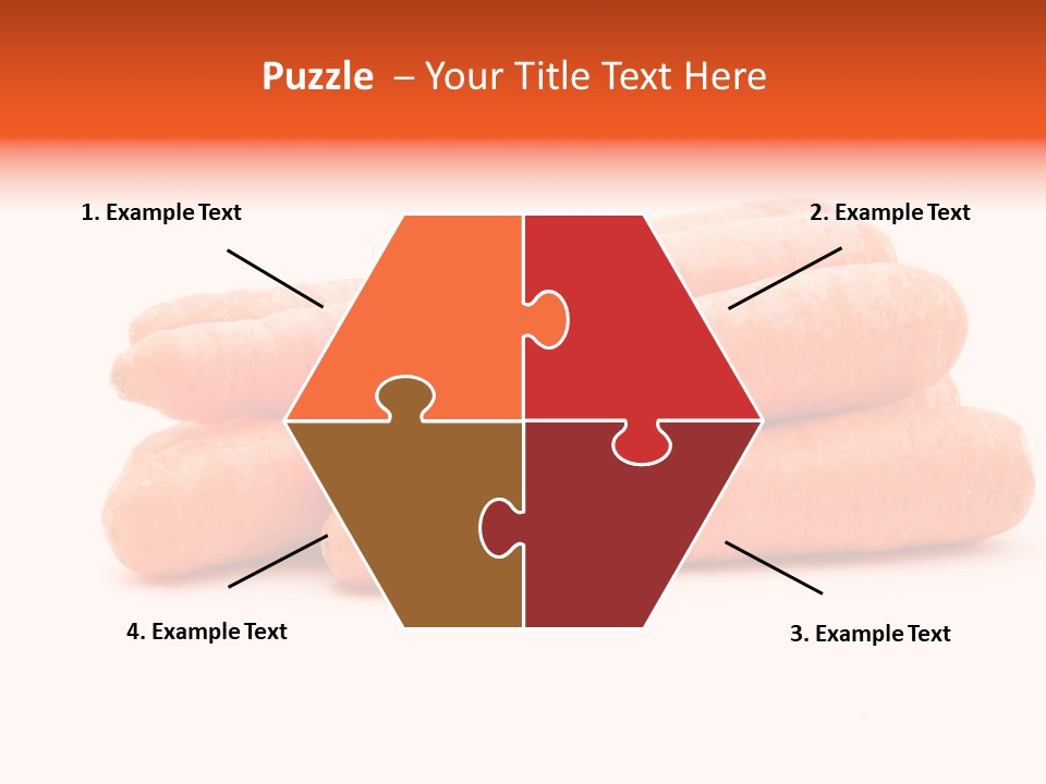 Orange Vegetable Healthy PowerPoint Template