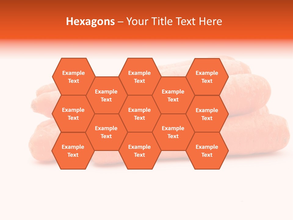 Orange Vegetable Healthy PowerPoint Template