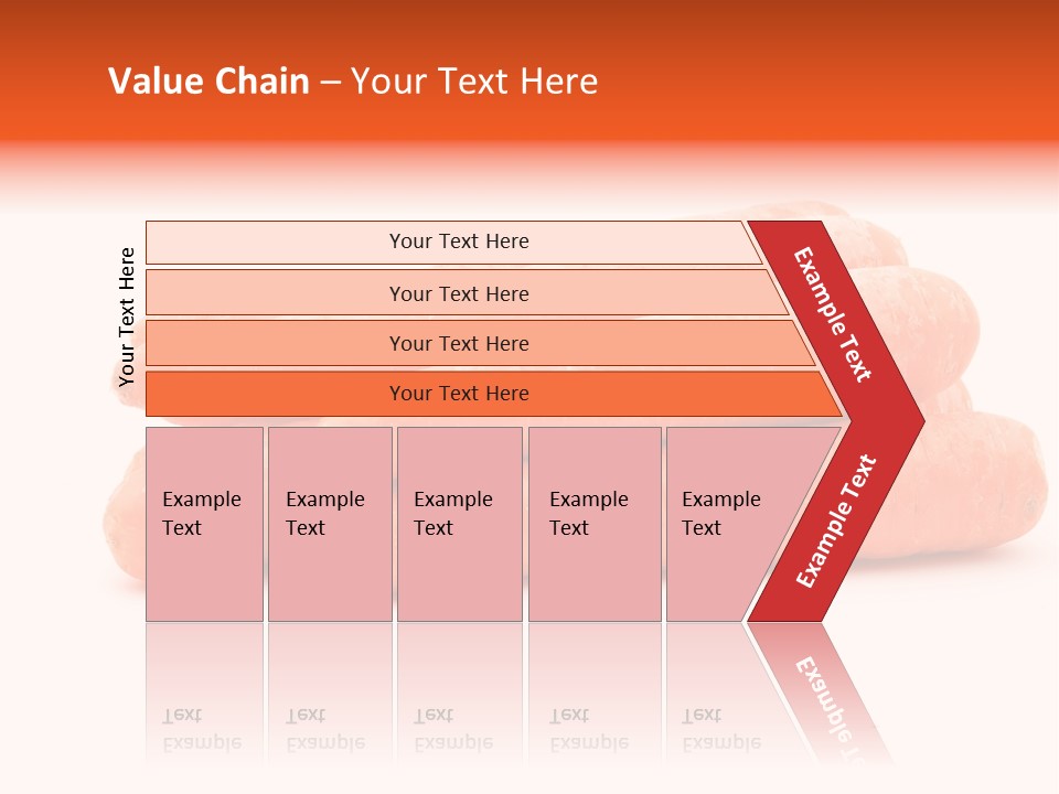 Orange Vegetable Healthy PowerPoint Template