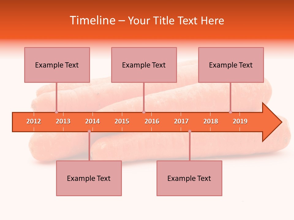Orange Vegetable Healthy PowerPoint Template