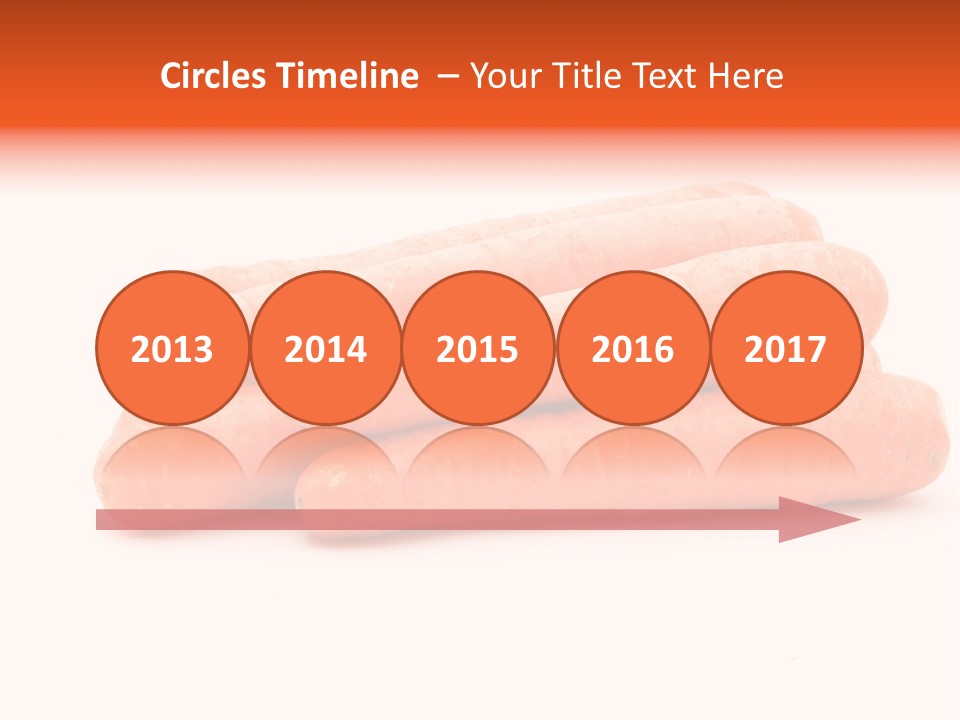 Orange Vegetable Healthy PowerPoint Template