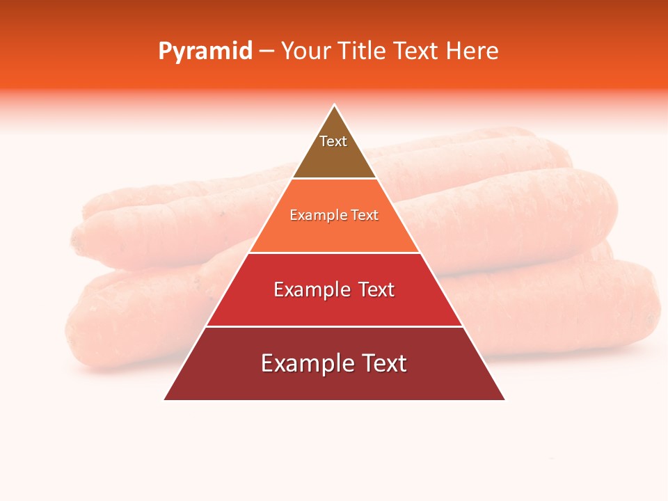 Orange Vegetable Healthy PowerPoint Template