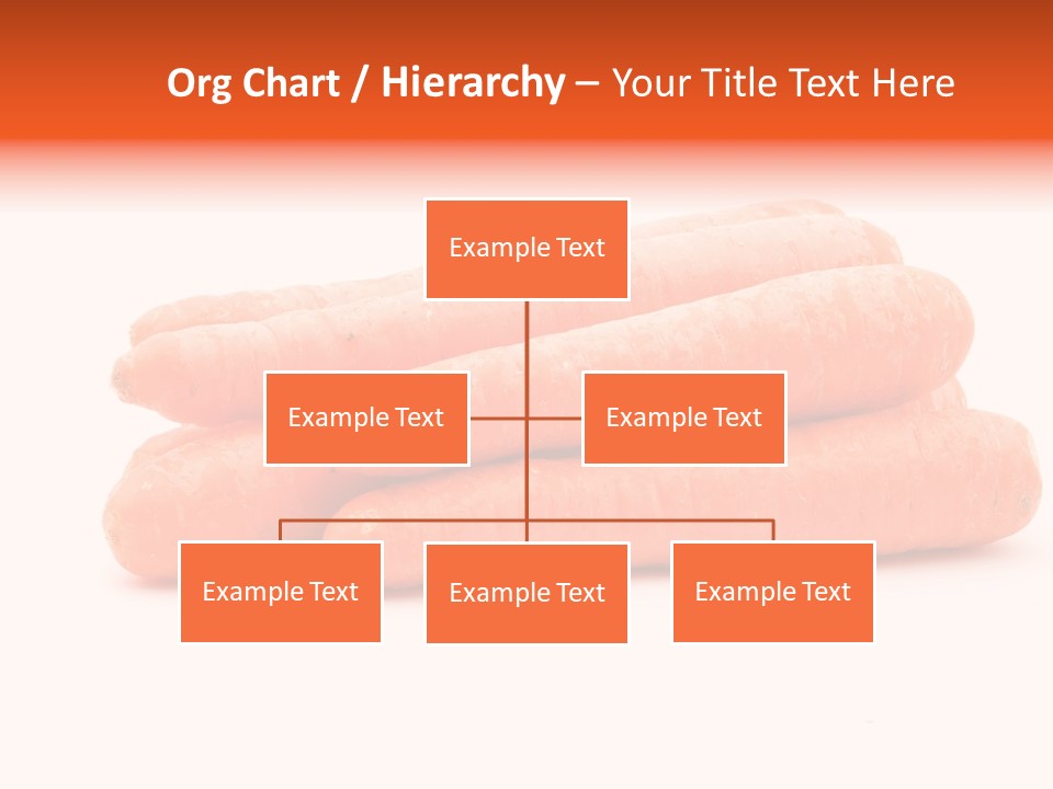 Orange Vegetable Healthy PowerPoint Template