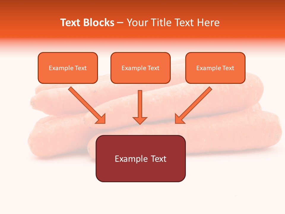 Orange Vegetable Healthy PowerPoint Template