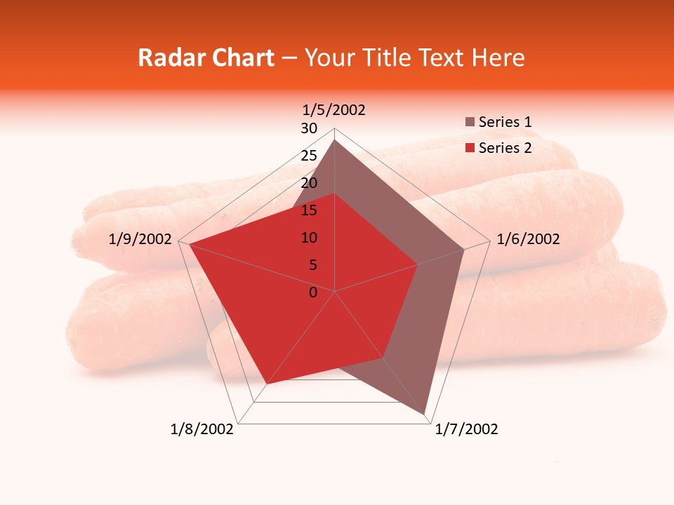 Orange Vegetable Healthy PowerPoint Template