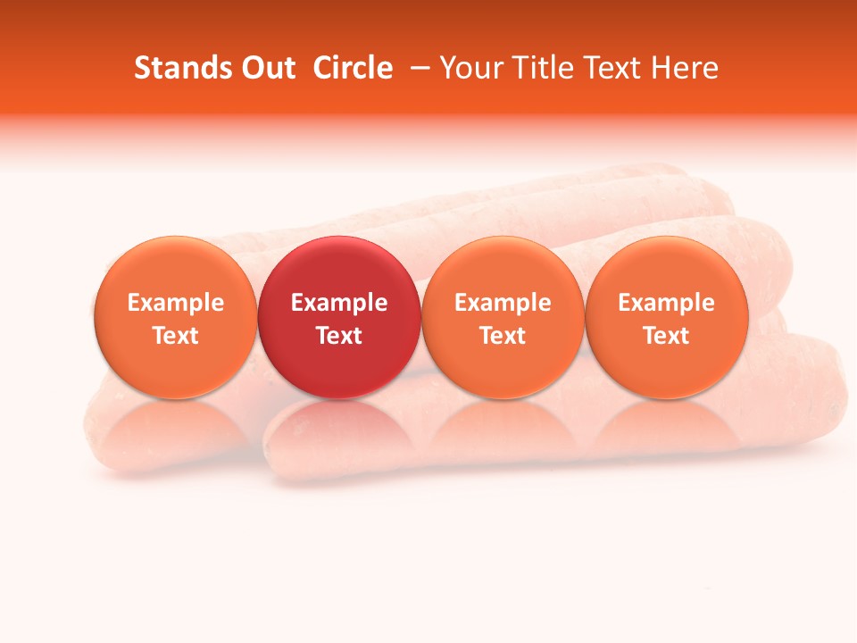 Orange Vegetable Healthy PowerPoint Template