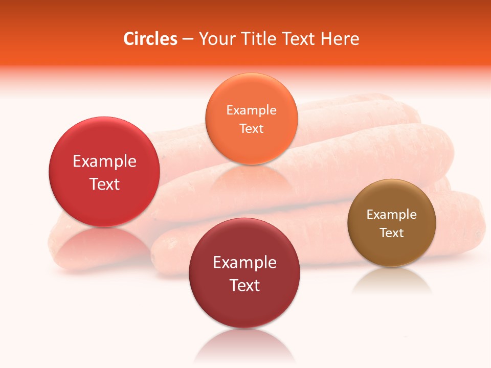 Orange Vegetable Healthy PowerPoint Template