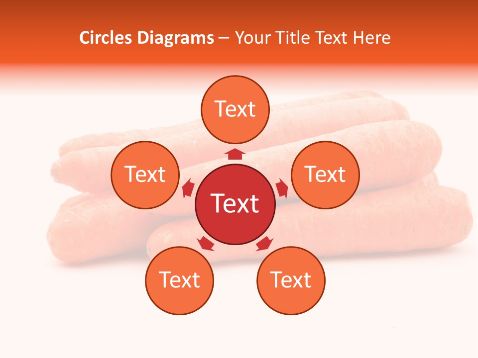 Orange Vegetable Healthy PowerPoint Template