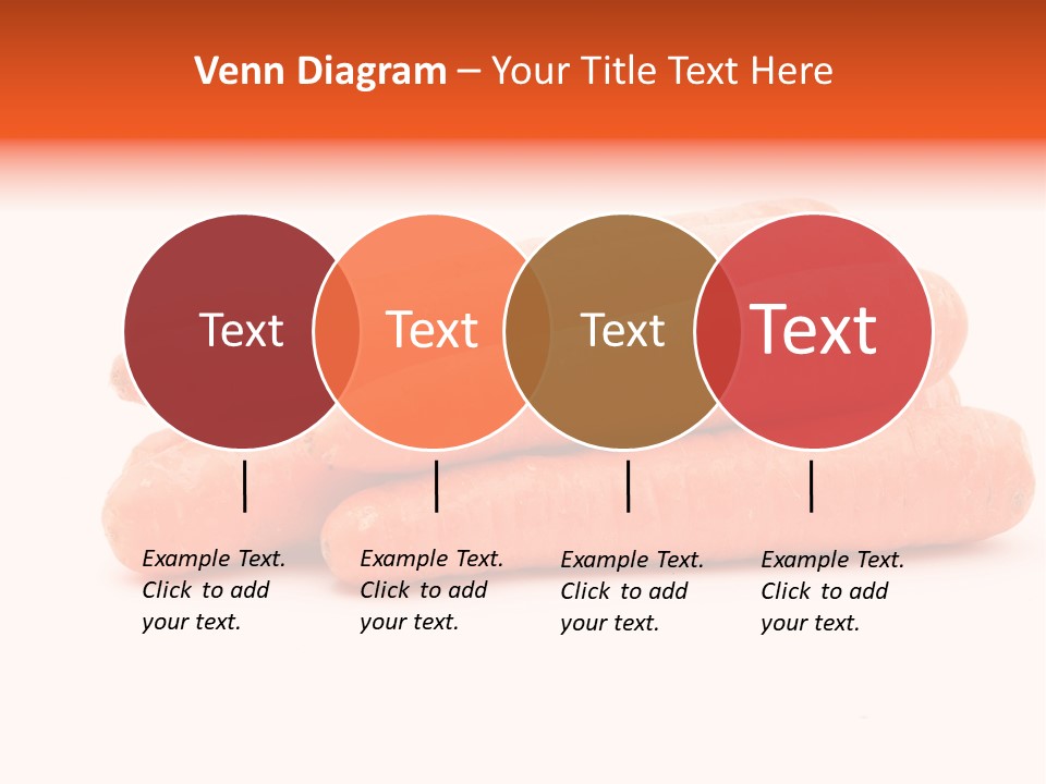 Orange Vegetable Healthy PowerPoint Template