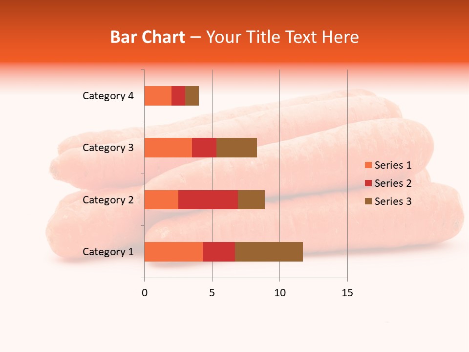 Orange Vegetable Healthy PowerPoint Template