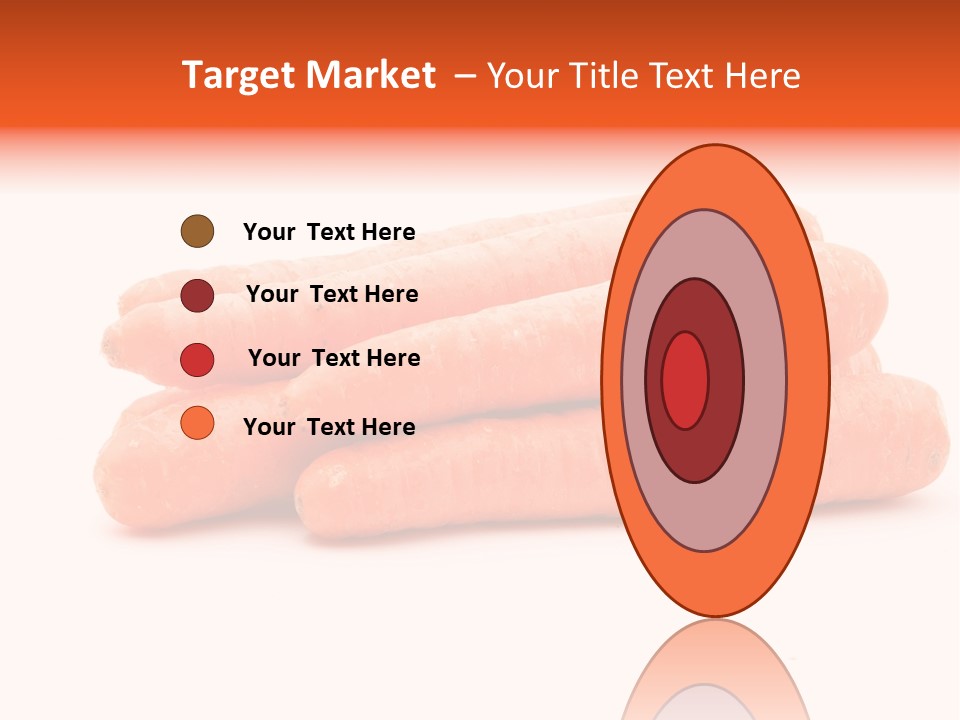 Orange Vegetable Healthy PowerPoint Template