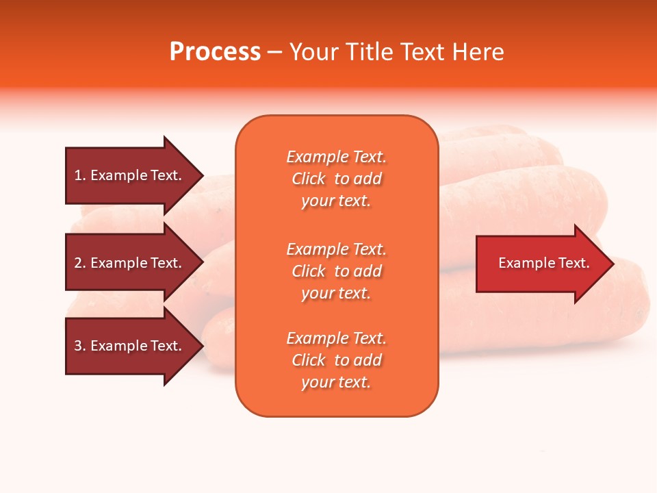 Orange Vegetable Healthy PowerPoint Template