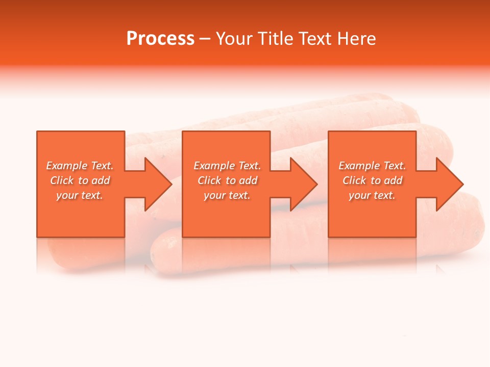 Orange Vegetable Healthy PowerPoint Template
