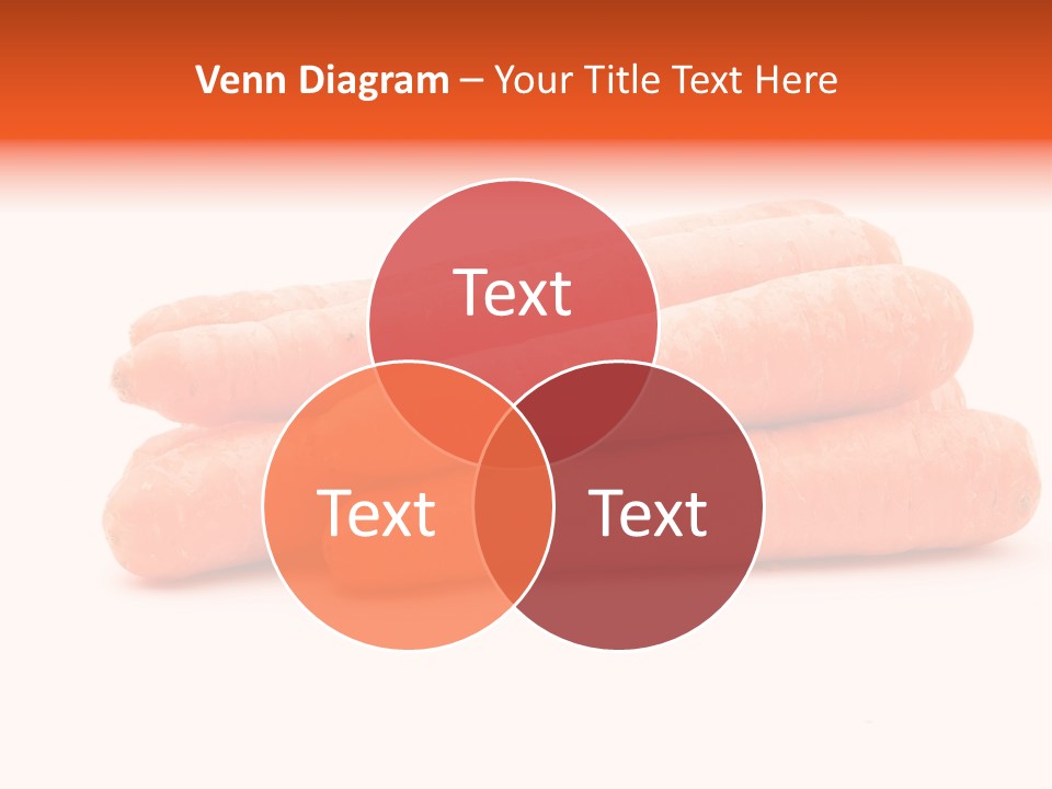 Orange Vegetable Healthy PowerPoint Template