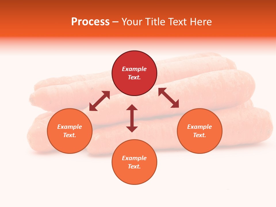 Orange Vegetable Healthy PowerPoint Template
