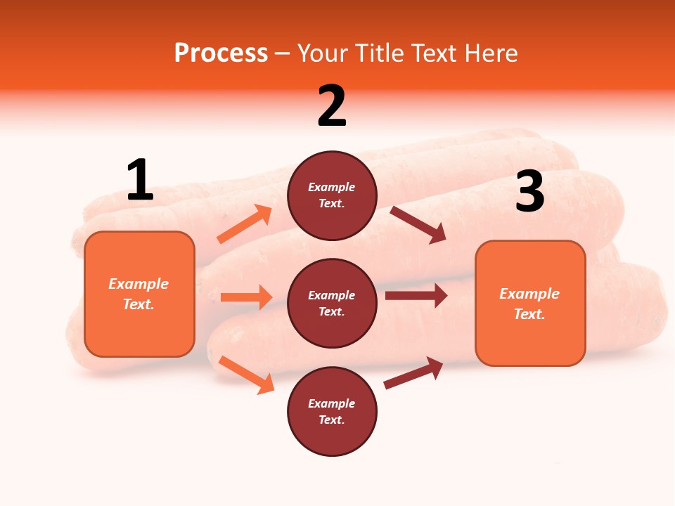 Orange Vegetable Healthy PowerPoint Template