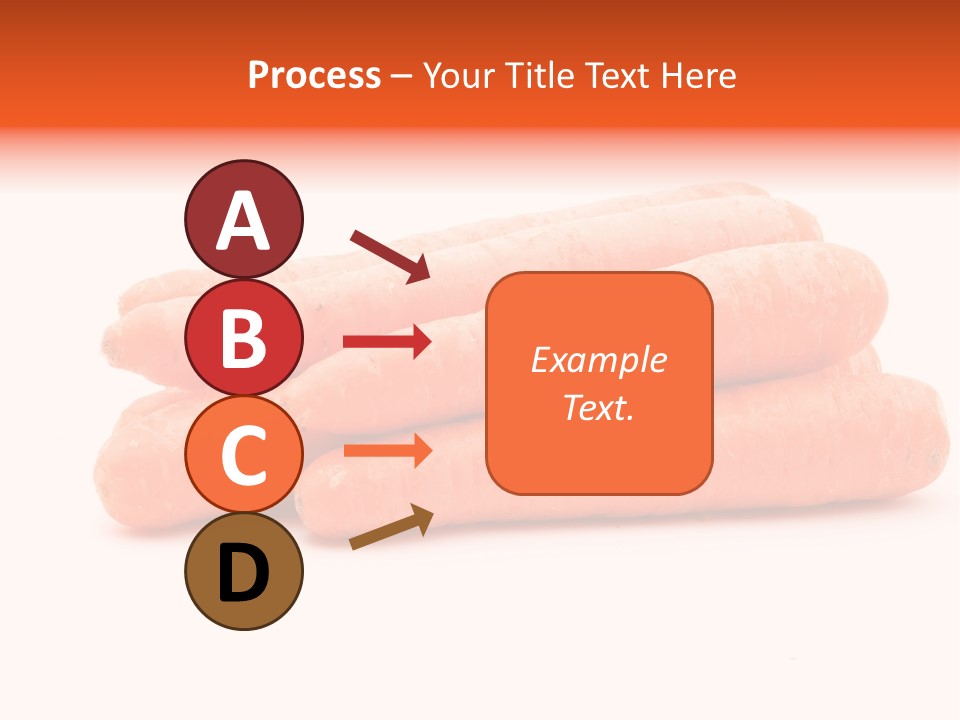 Orange Vegetable Healthy PowerPoint Template