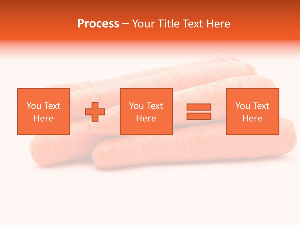 Orange Vegetable Healthy PowerPoint Template