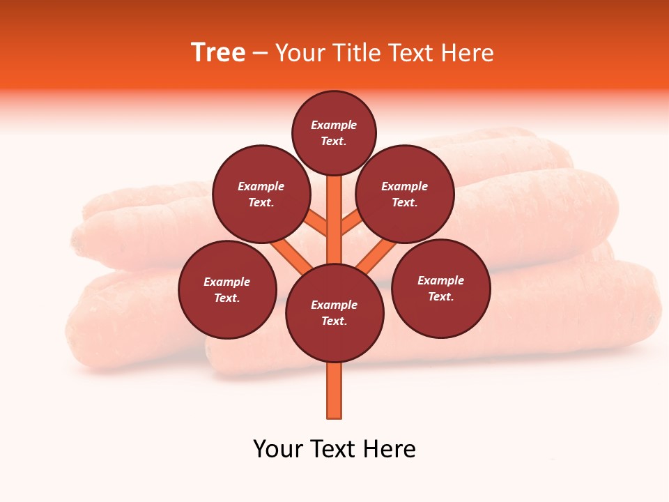 Orange Vegetable Healthy PowerPoint Template