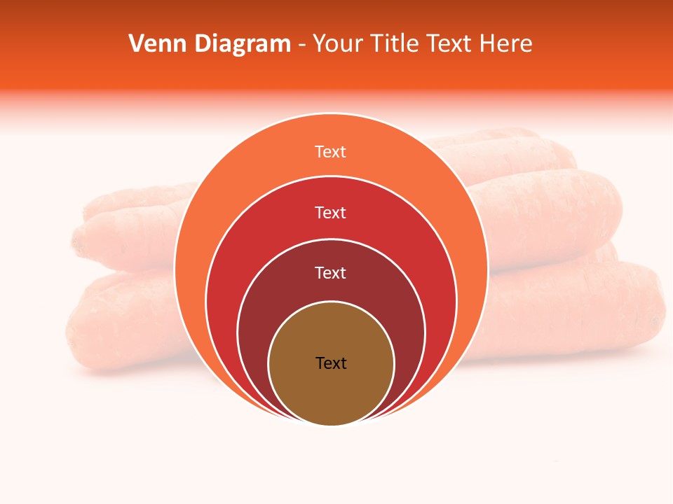 Orange Vegetable Healthy PowerPoint Template