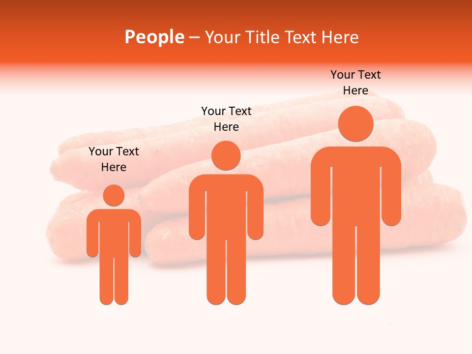 Orange Vegetable Healthy PowerPoint Template