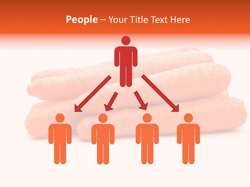 Orange Vegetable Healthy PowerPoint Template