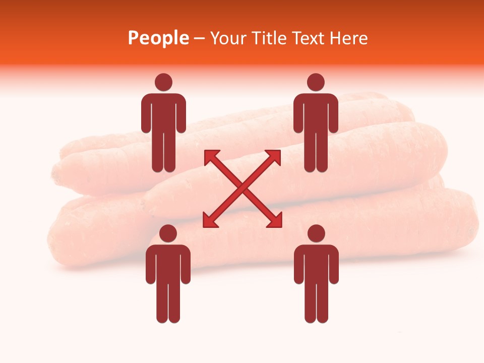 Orange Vegetable Healthy PowerPoint Template