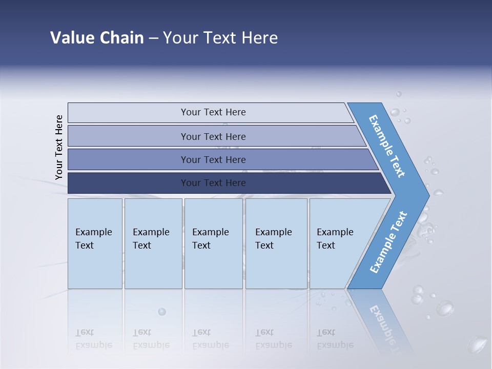 Bubble Unification Fish PowerPoint Template