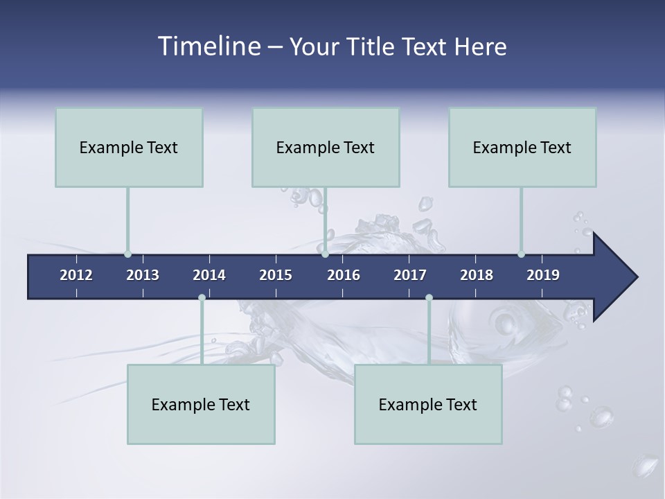 Bubble Unification Fish PowerPoint Template