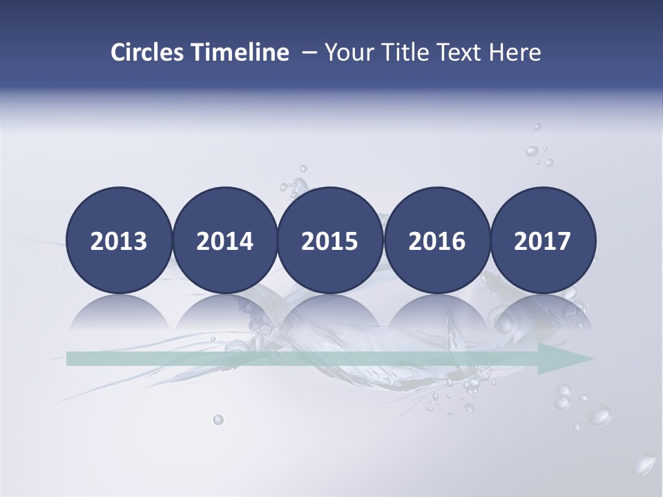 Bubble Unification Fish PowerPoint Template