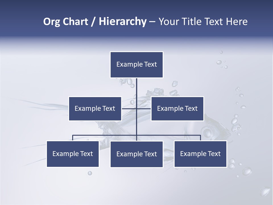 Bubble Unification Fish PowerPoint Template