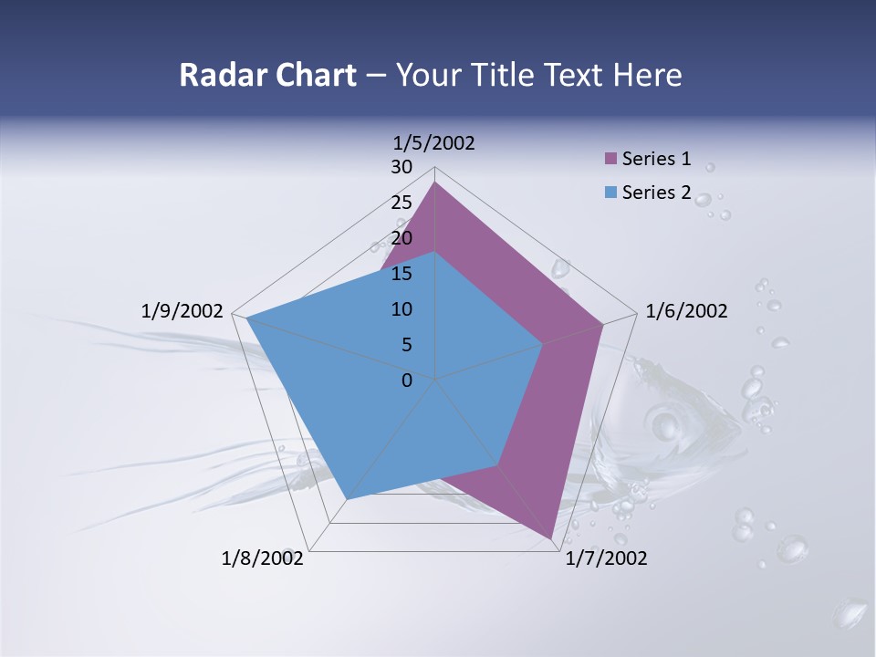 Bubble Unification Fish PowerPoint Template