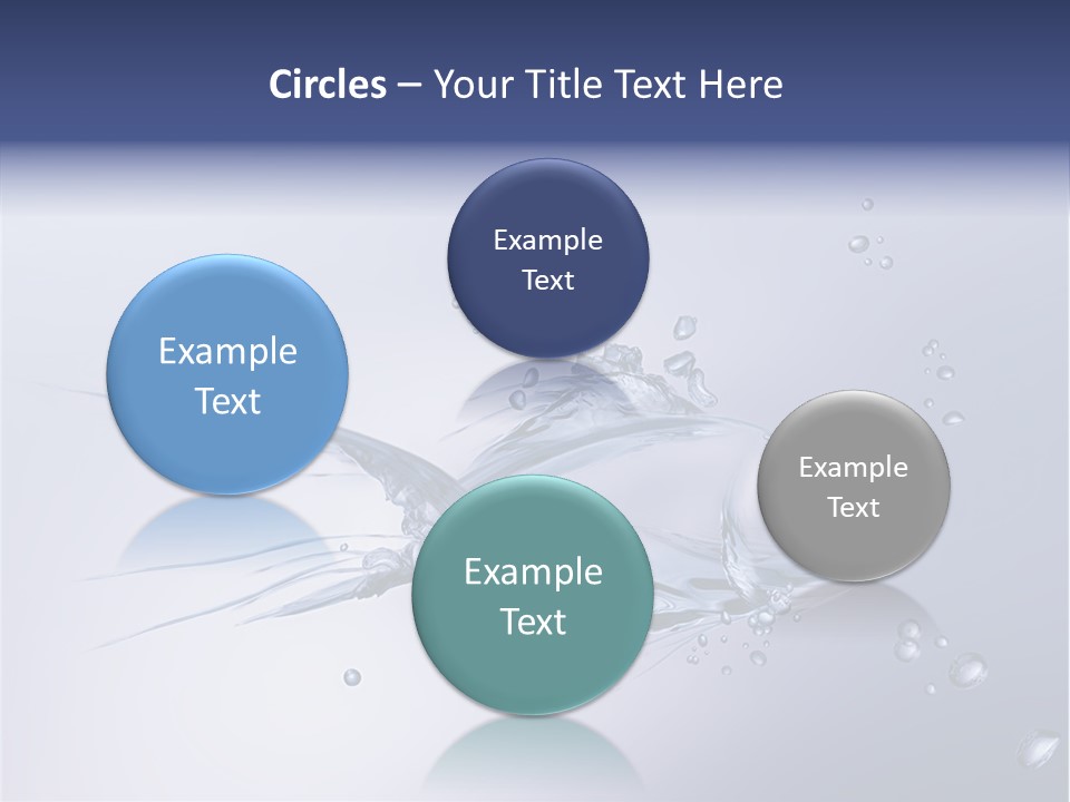 Bubble Unification Fish PowerPoint Template