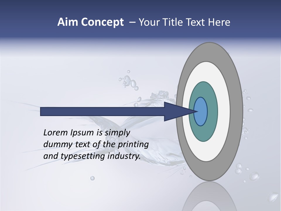 Bubble Unification Fish PowerPoint Template