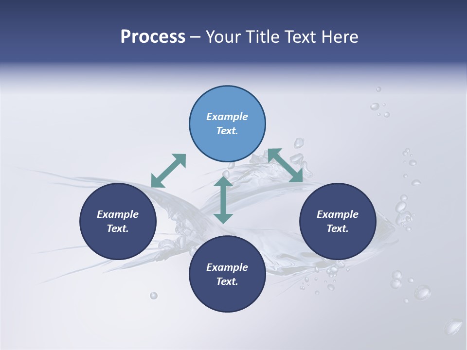 Bubble Unification Fish PowerPoint Template