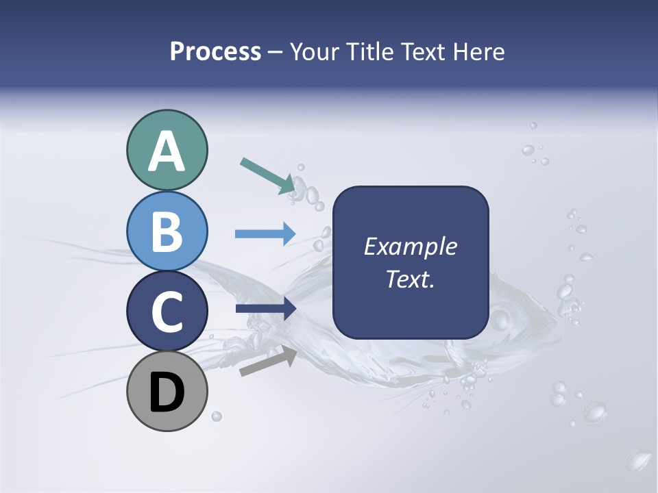 Bubble Unification Fish PowerPoint Template