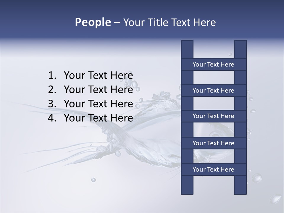 Bubble Unification Fish PowerPoint Template