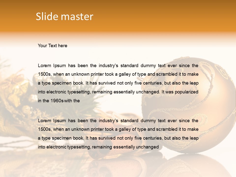 Biscuit Bow Boot PowerPoint Template